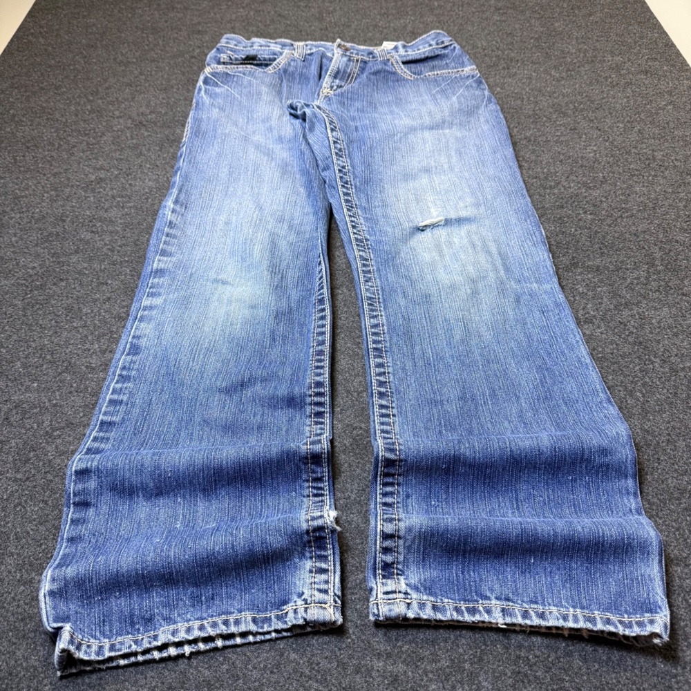 Ariat FR M4 Boot Cut Jeans Mens 33x32 Blue Flame Resistant Western Workwear